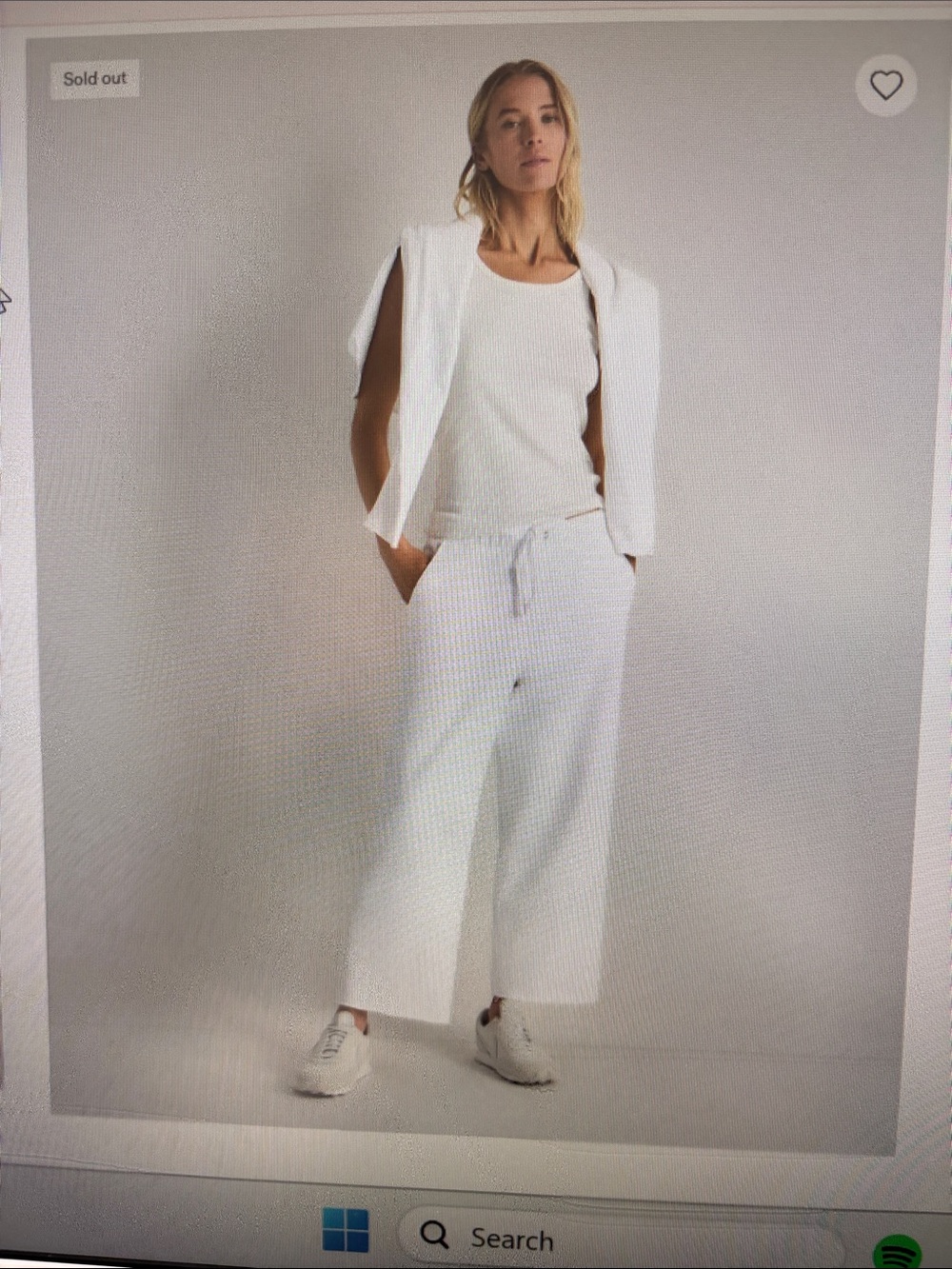 Quince Organic French Terry Cropped Pants